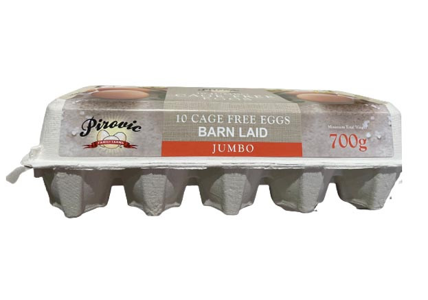 Pirovic Jumbo Cage Free Eggs 700g