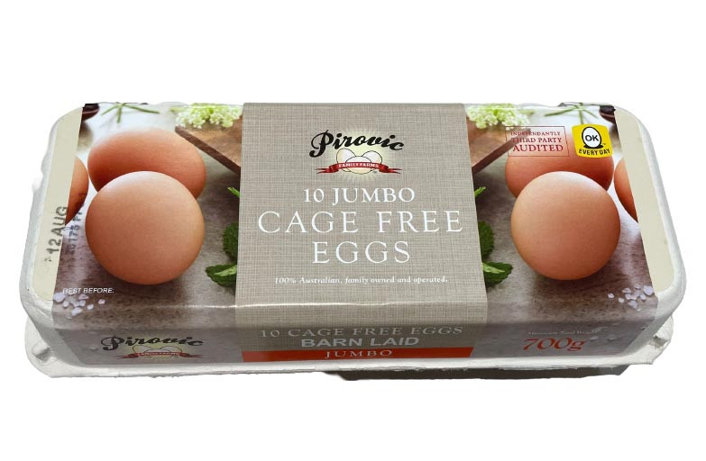 Pirovic Jumbo Cage Free Eggs 700g